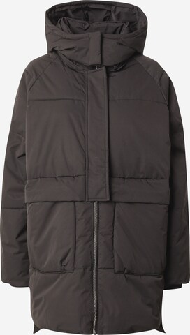 Manteau d’hiver 'Petra' MSCH COPENHAGEN en noir : devant