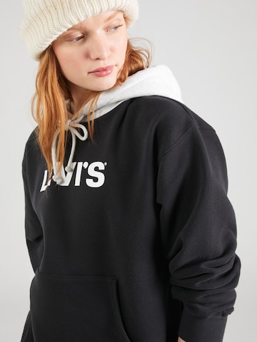 LEVI'S ® Sweatshirt 'Graphic Ash Hoodie' in Schwarz