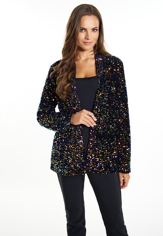 faina Blazer in Black: front