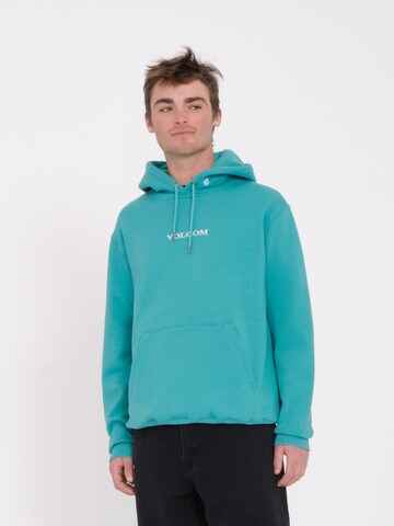 Volcom Sweatshirt in Blue: front