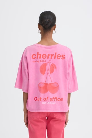 ICHI - Camisa 'IHNica' em rosa: frente