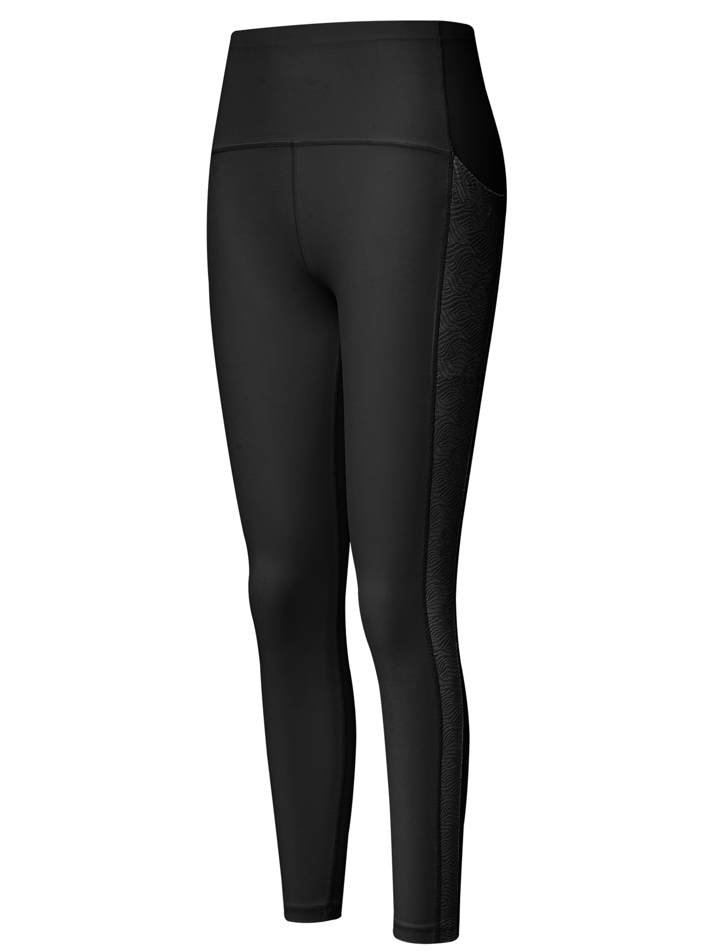Yvette Regular Leggings in Black: front