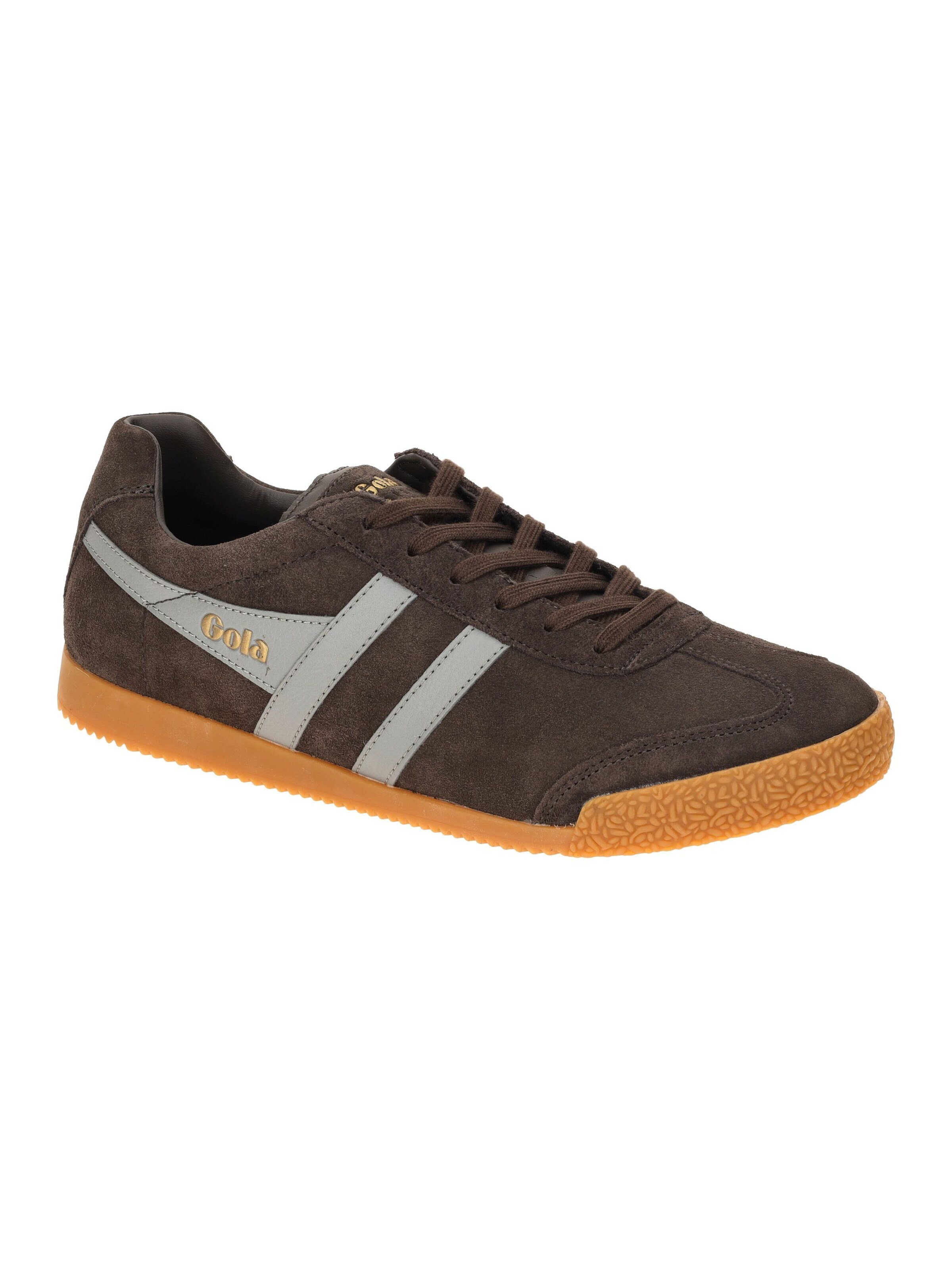 Gola Sneakers 'Gola Harrier Schuhe Sneakers braun grau Herren CMA192' in Brown: front
