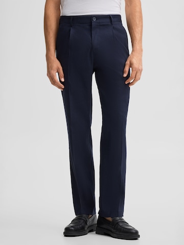 Regular Pantalon à plis 'Tomeo' STRELLSON en bleu
