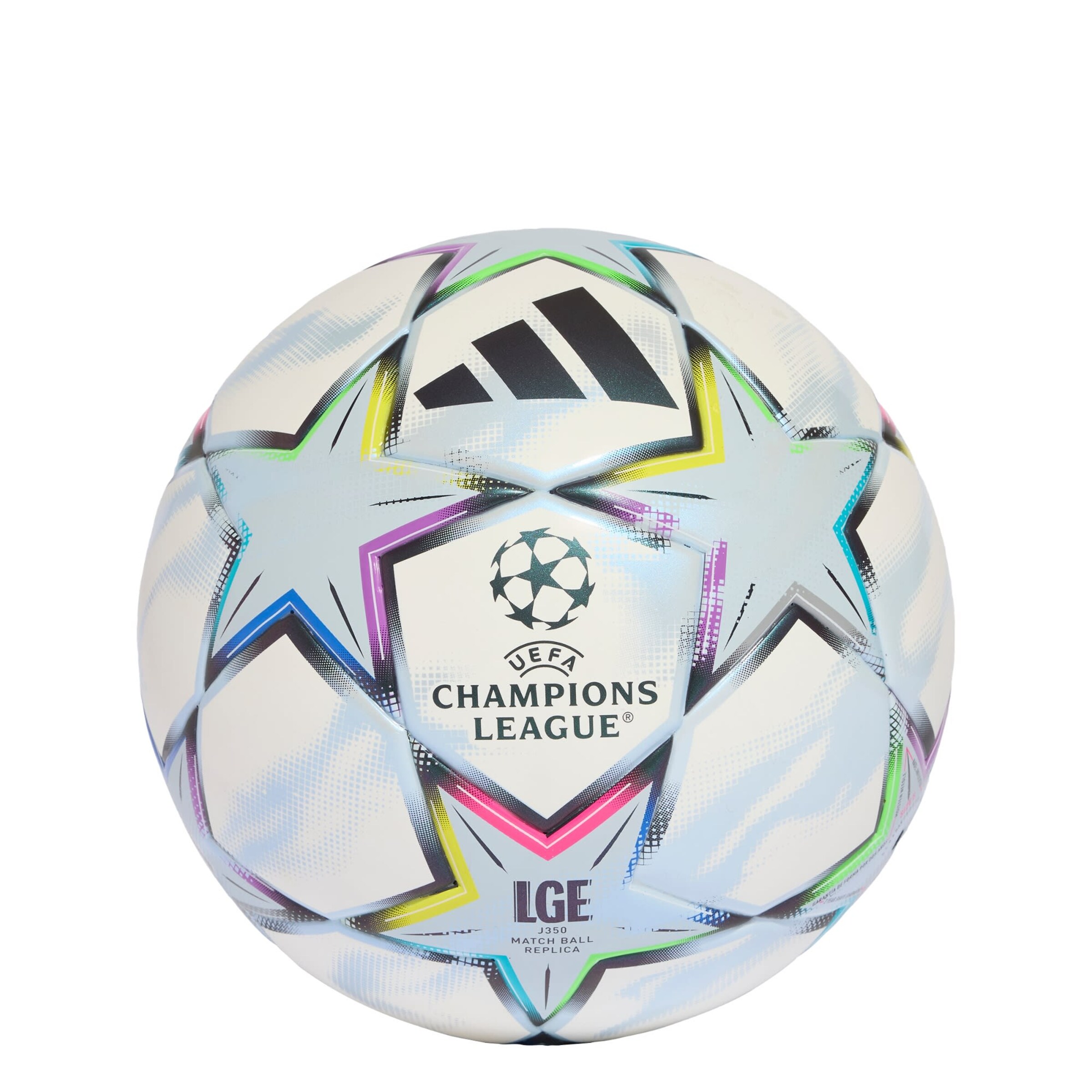 ADIDAS PERFORMANCE Bal 'UEFA Champions League 26/27 Liga J350' in 4 in de kleur Opaal / Geel / Zwart / Wit, Productweergave