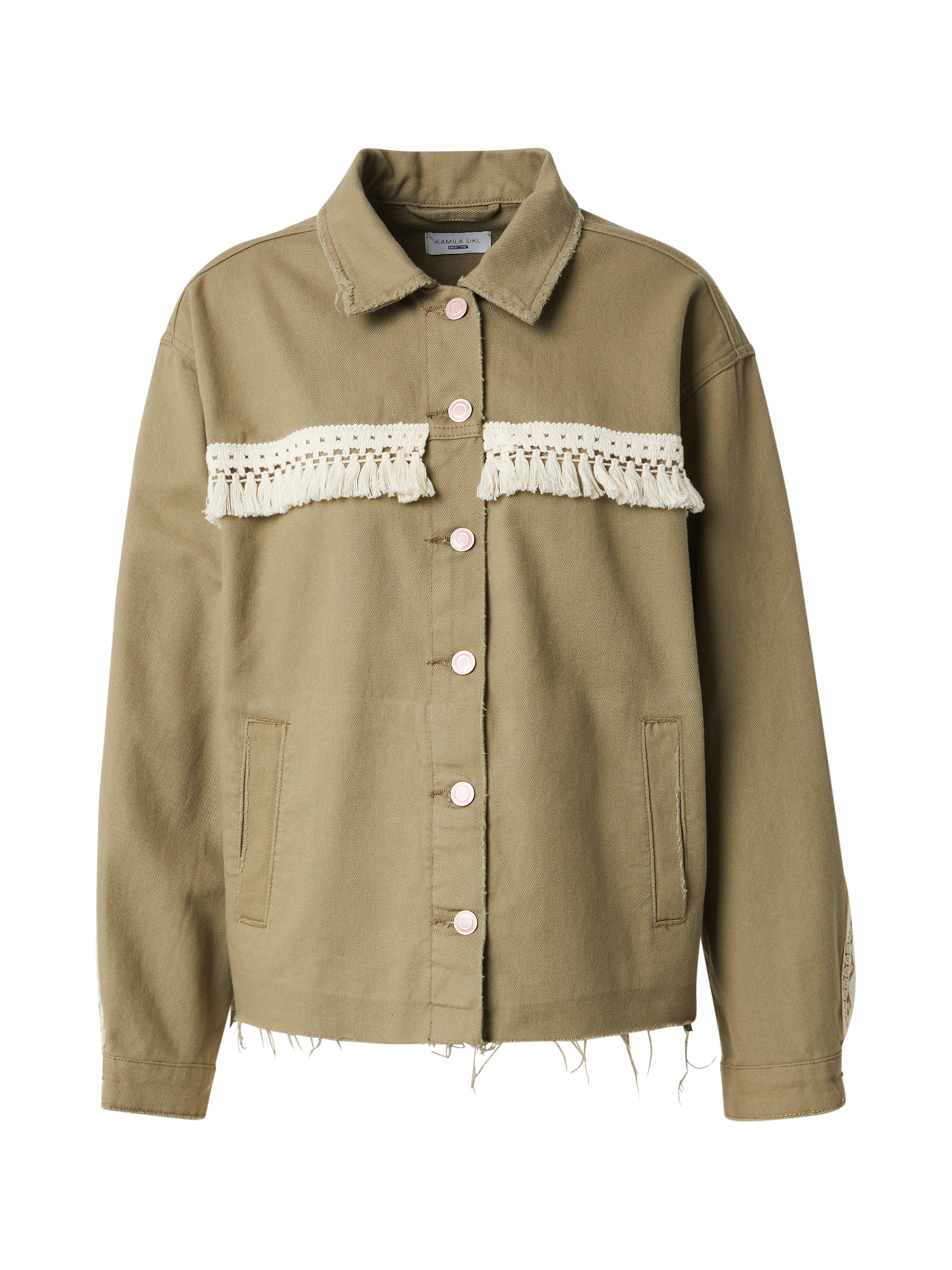 Kamila Šikl - Chaqueta de entretiempo en verde: frente