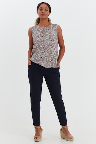 b.young Regular Pleat-Front Pants in Blue