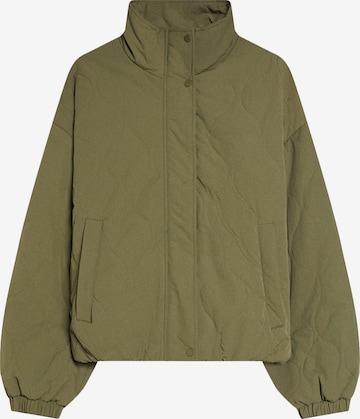Veste mi-saison Bershka en vert : devant