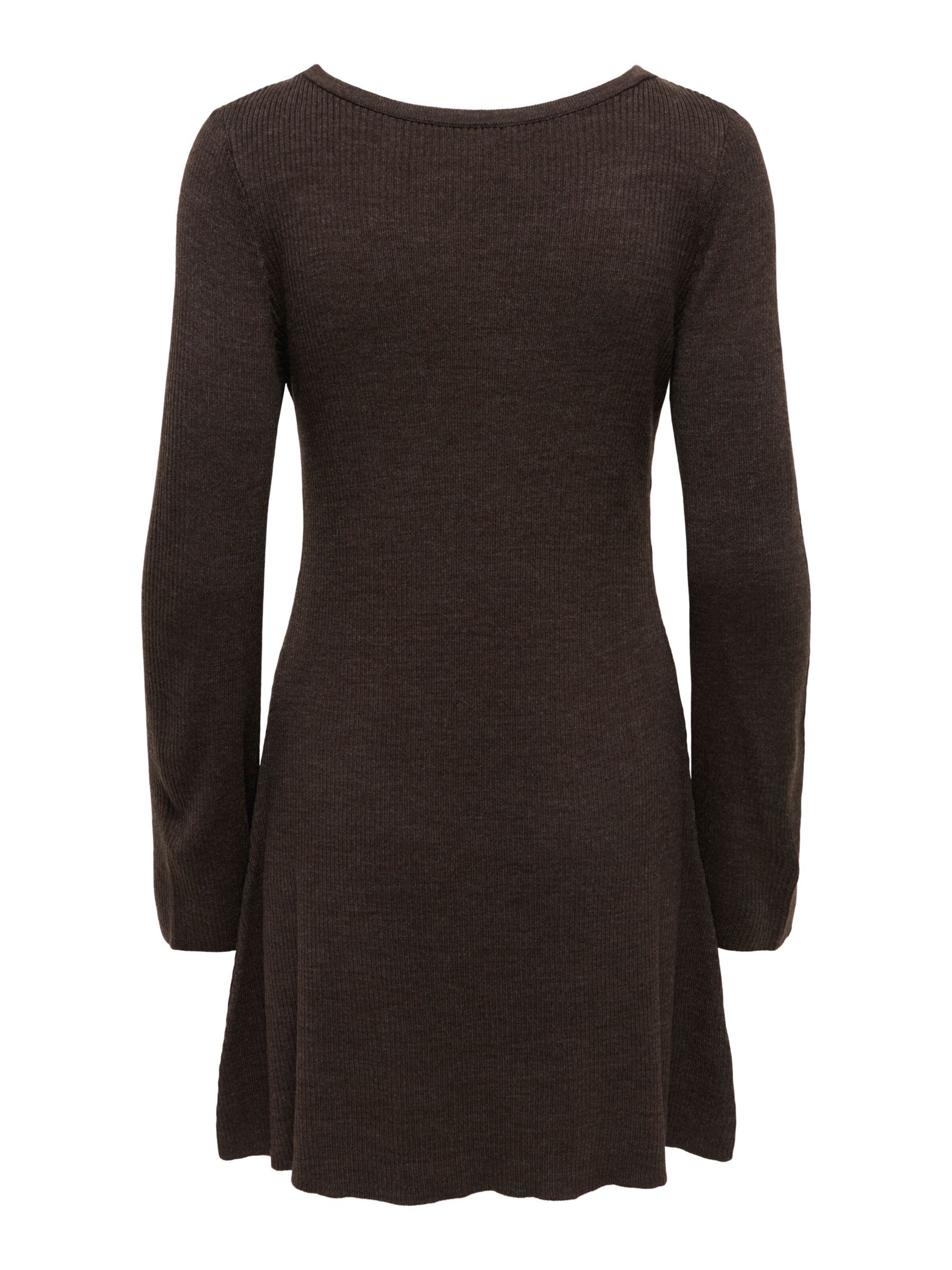 ONLY Knit dress 'ONLTESSIE' in Brown