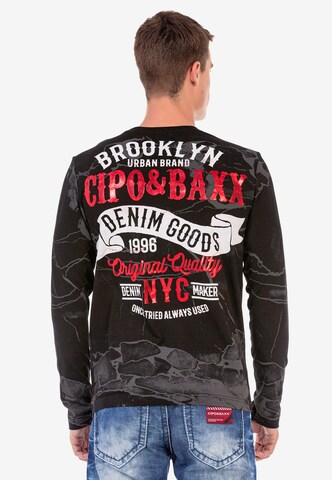 CIPO & BAXX Shirt in Zwart
