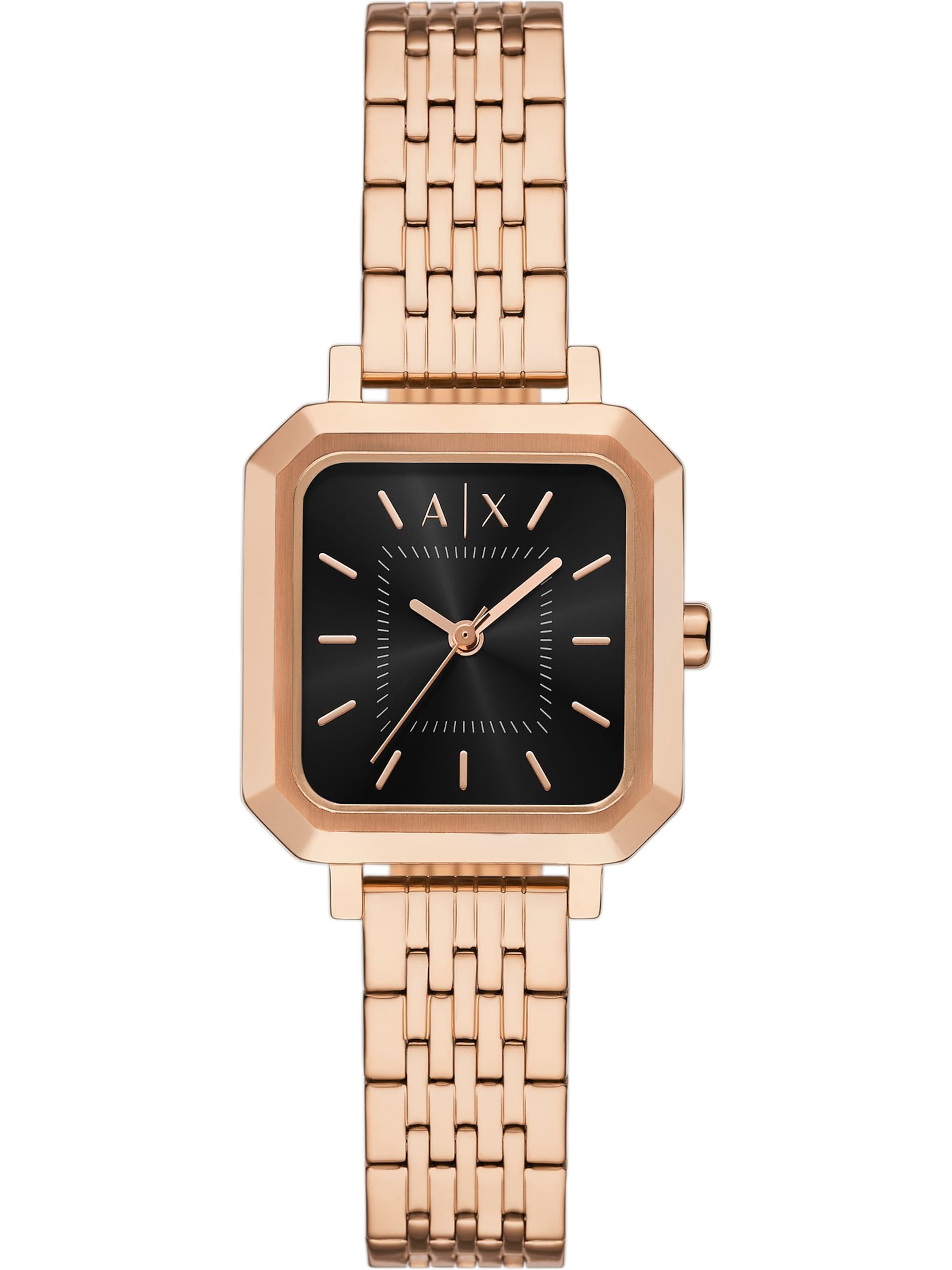 ARMANI EXCHANGE Zegarek analogowy w kolorze złoty: przód