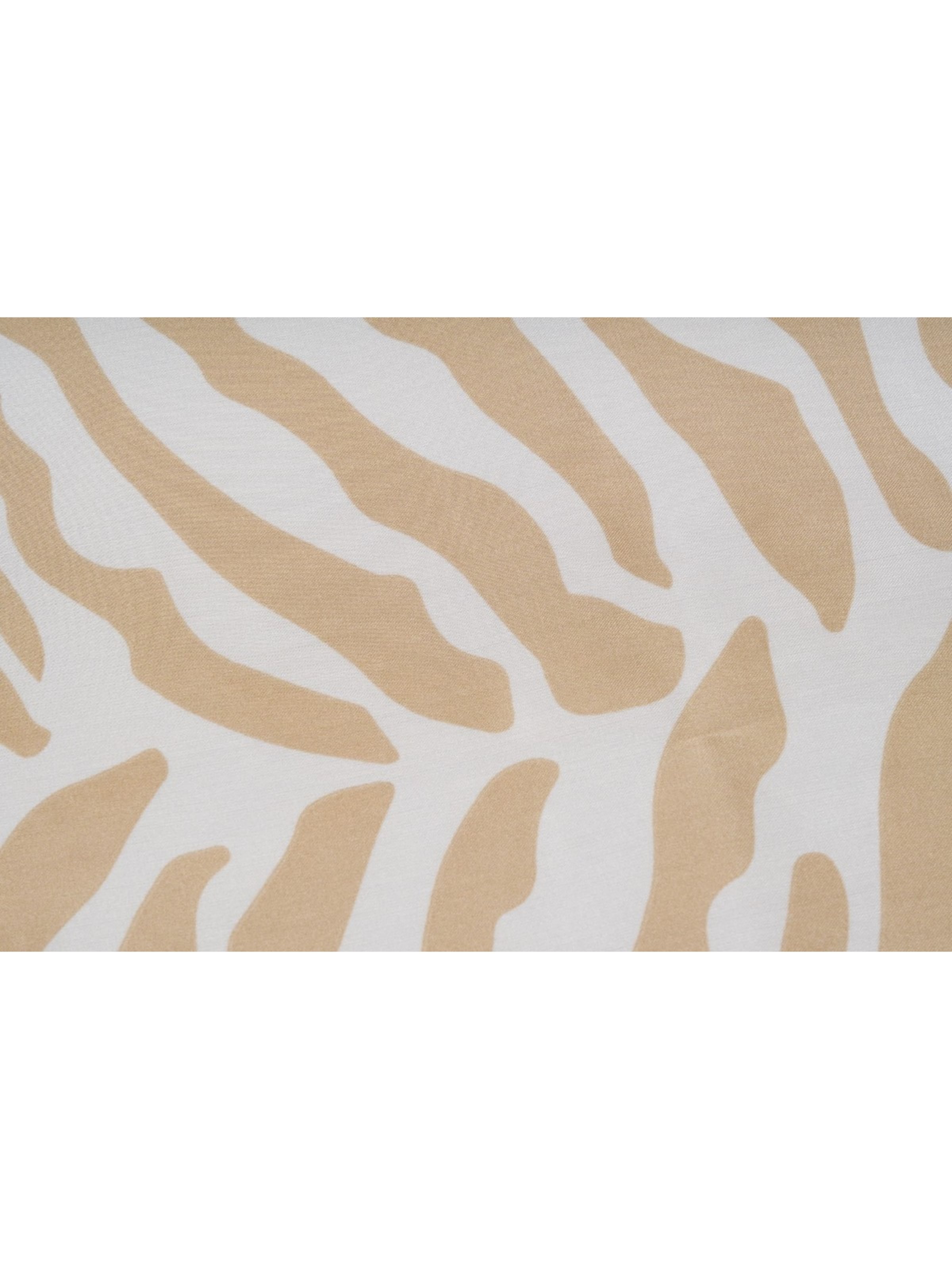 styleBREAKER Tuch 'Halstuch Zebra Muster Satin Optik'‌‌‌‌‌‌‌ in Braun
