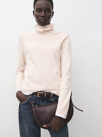 MANGO Pulover 'MARIANA' | bež barva: sprednja stran