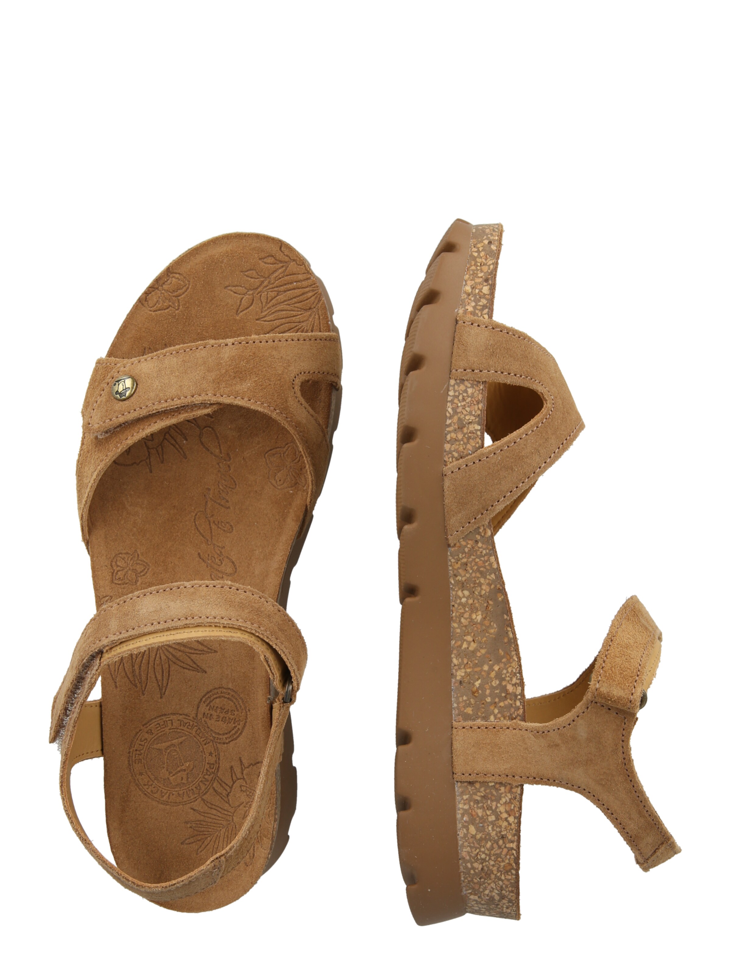 PANAMA JACK - Sandalias con hebilla 'Sulia' en marrón