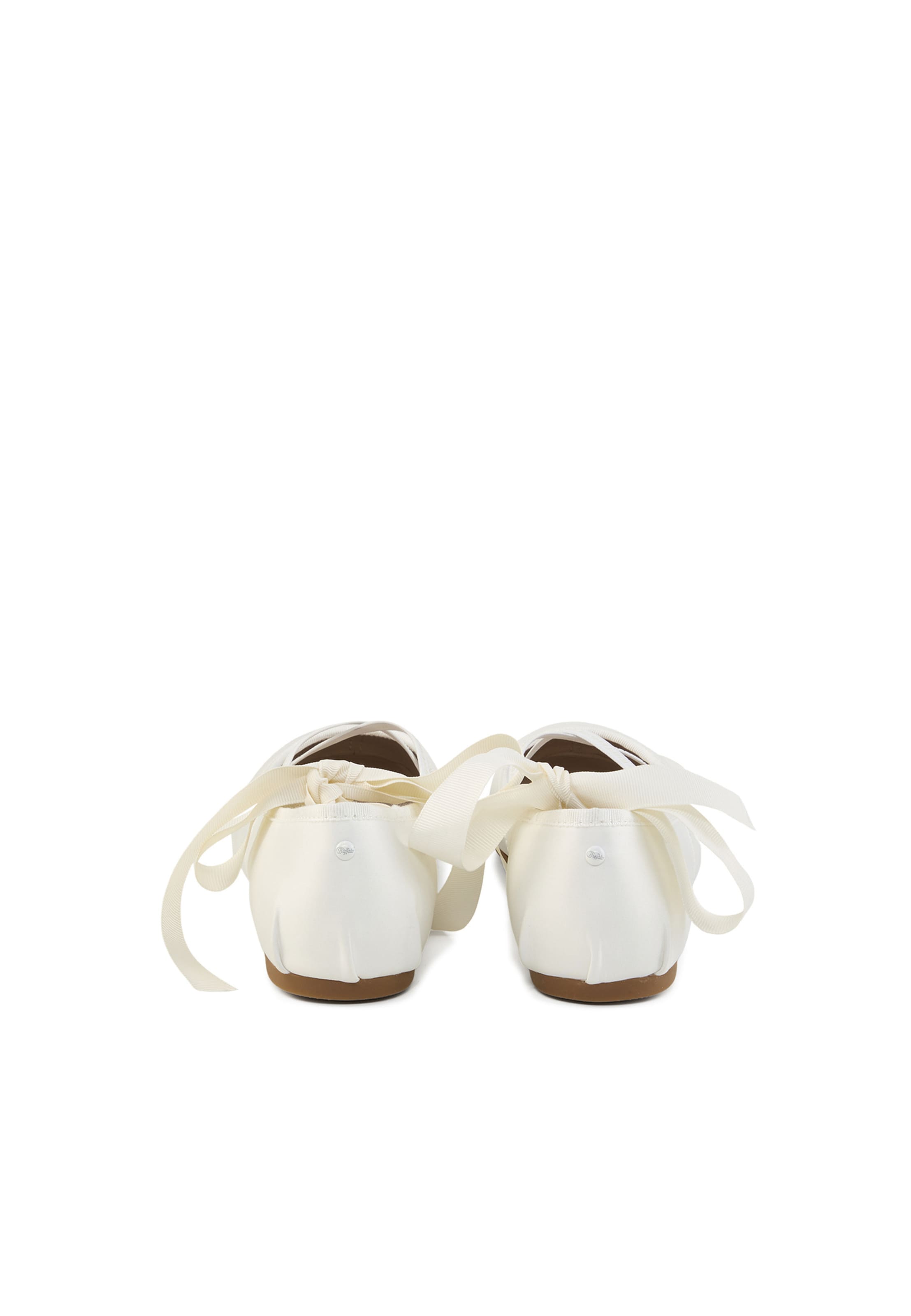 Ballerines à lanières 'Dahlia' BUFFALO en blanc