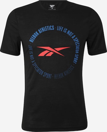 Reebok Performance shirt in Black: front