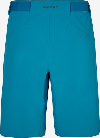 ZIENER Regular Workout Pants 'NONUS X-Function' in Blue