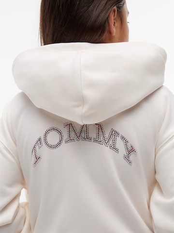 TOMMY HILFIGER Ζακέτα φούτερ σε λευκό