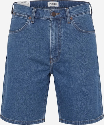 WRANGLERLoosefit Traperice 'LIGHT & SOFT FRONTIER DARK STONE SHORTS' - plava boja: prednji dio