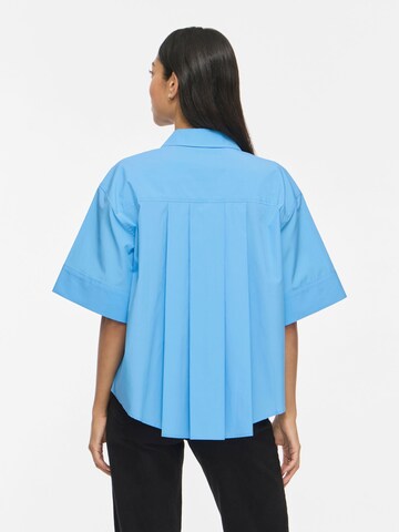 Chemisier 'VIBelfie' VILA en bleu