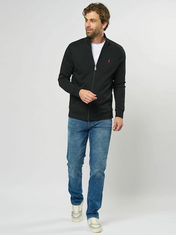MCS Sweatjakke 'Jones' i sort