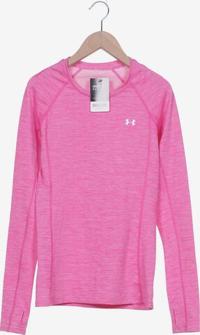 UNDER ARMOUR Langarmshirt XXXS in Pink: predná strana