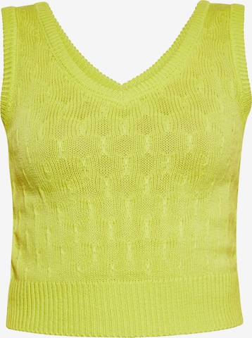 Tops en tricot MYMO en vert : devant