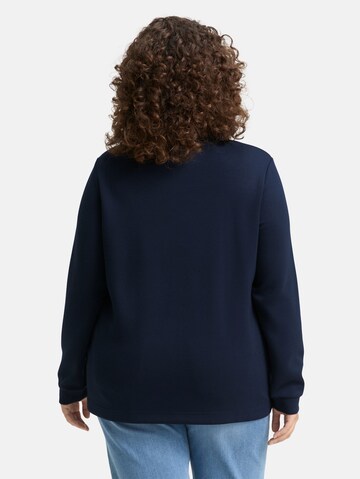 Tom Tailor Women + Sweatshirt in Blue
