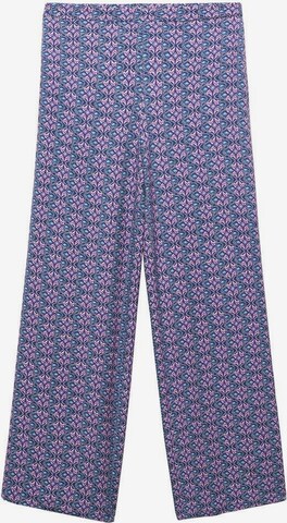 MANGO TEEN Wide leg Pants 'Fancyp' in Blue: front