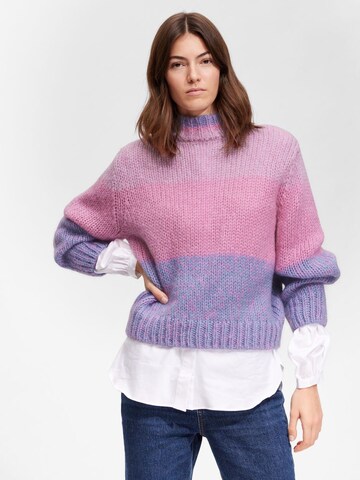 SELECTED FEMME Sweter w kolorze fioletowy