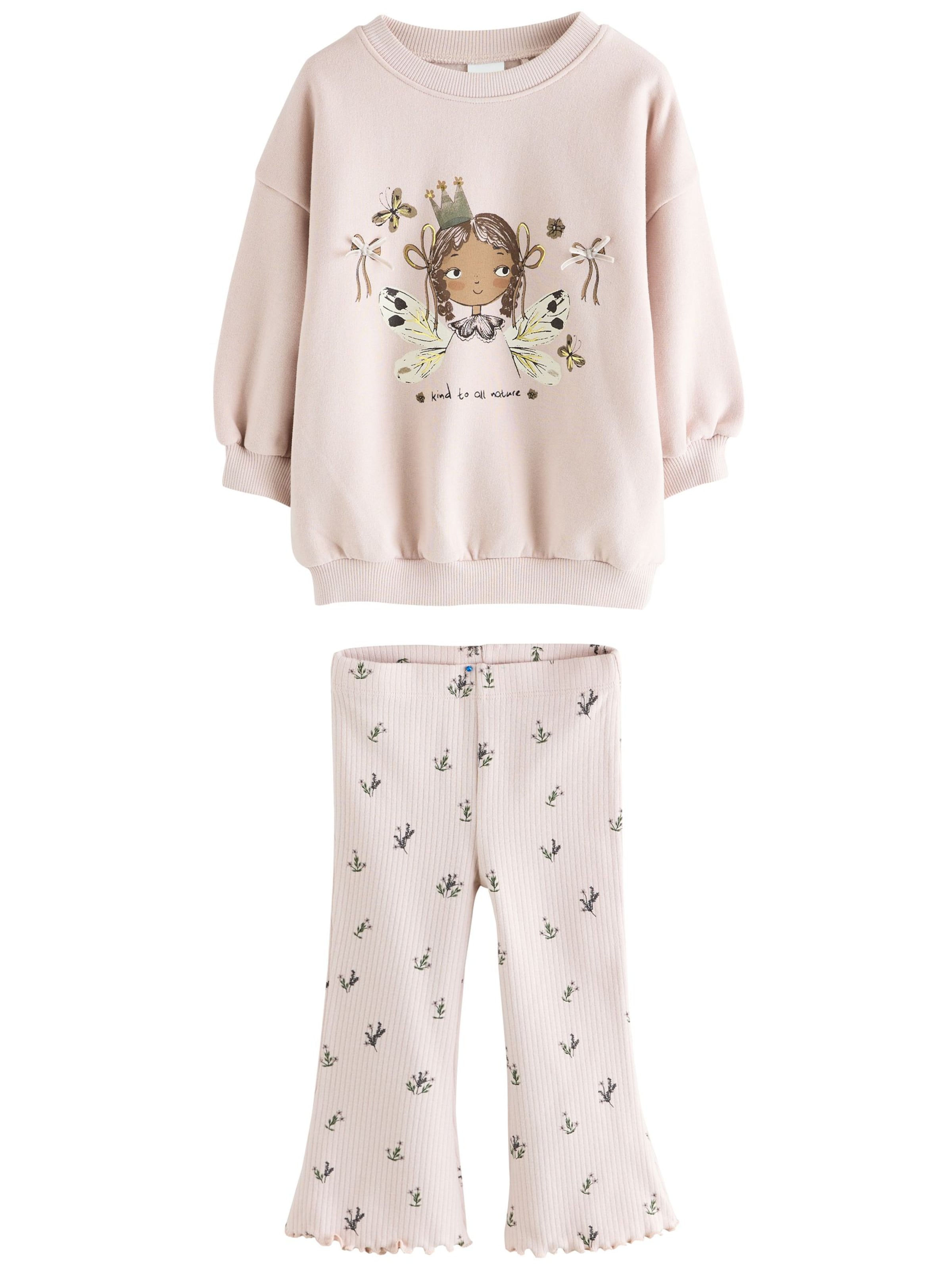 rozā Next Komplekts: no priekšpuses