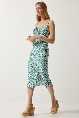 Happiness İstanbul Sommerkjole i grøn