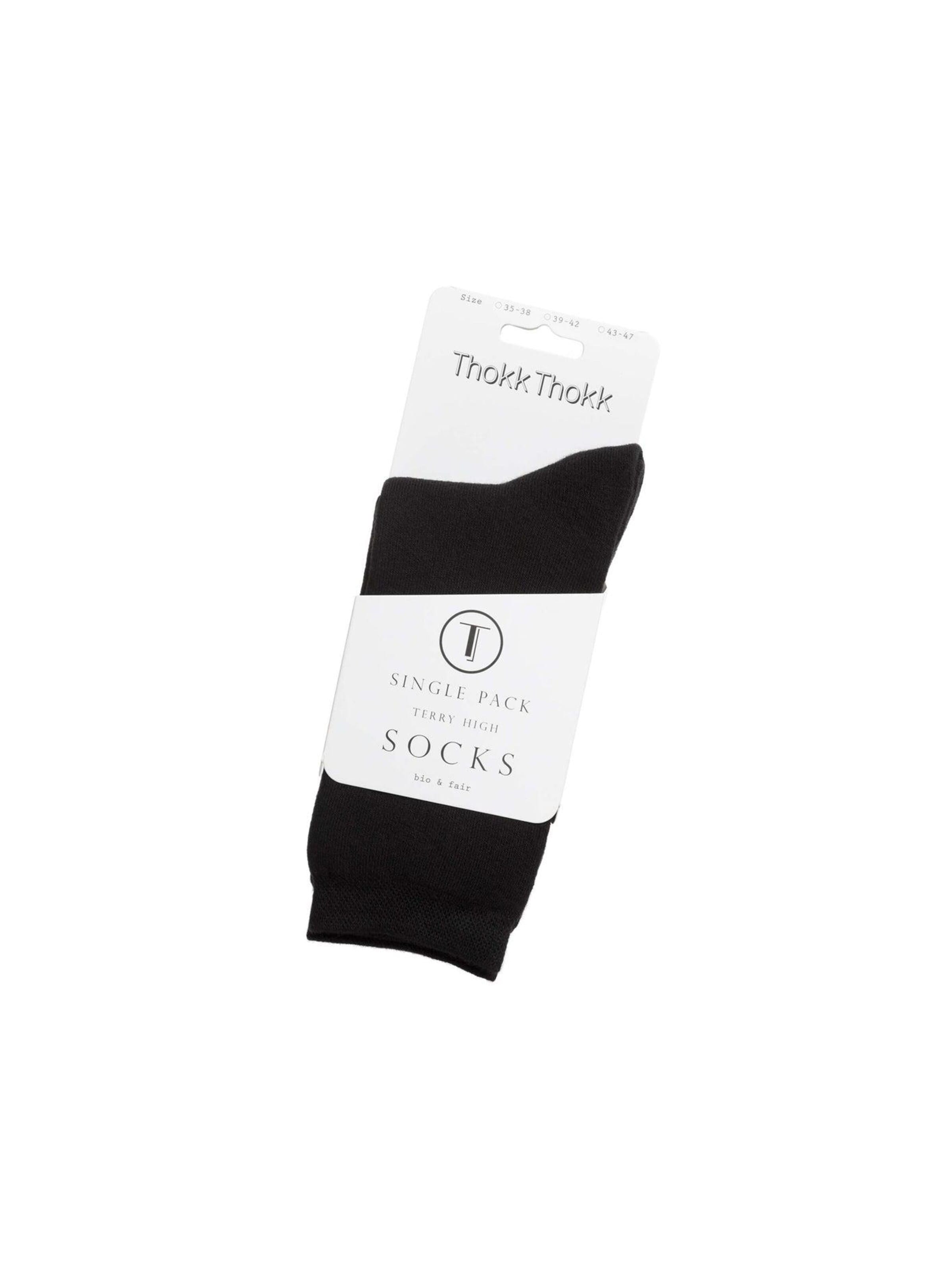 ThokkThokk Knee High Socks in Black