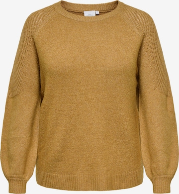 Pullover 'CARWinsome' di ONLY Carmakoma in marrone: frontale