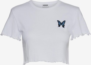Noisy may - Camiseta 'SAGA' en blanco: frente