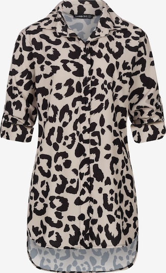 Cloud5ive Bluse in L in beige / schwarz, Produktansicht