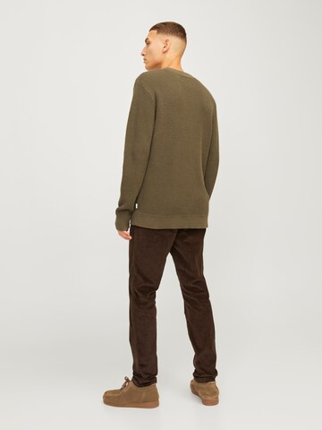 JACK & JONES Sweater 'JPRCCVIGGO' in Green