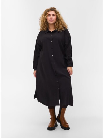 Robe-chemise 'Fahit' Zizzi en noir