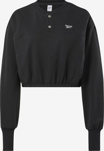 Reebok Sweatshirt in Schwarz: predná strana