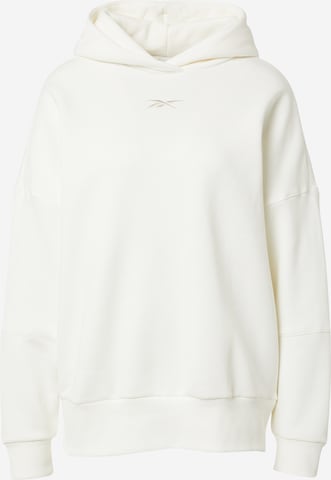 Reebok Sportief sweatshirt in Wit: voorkant