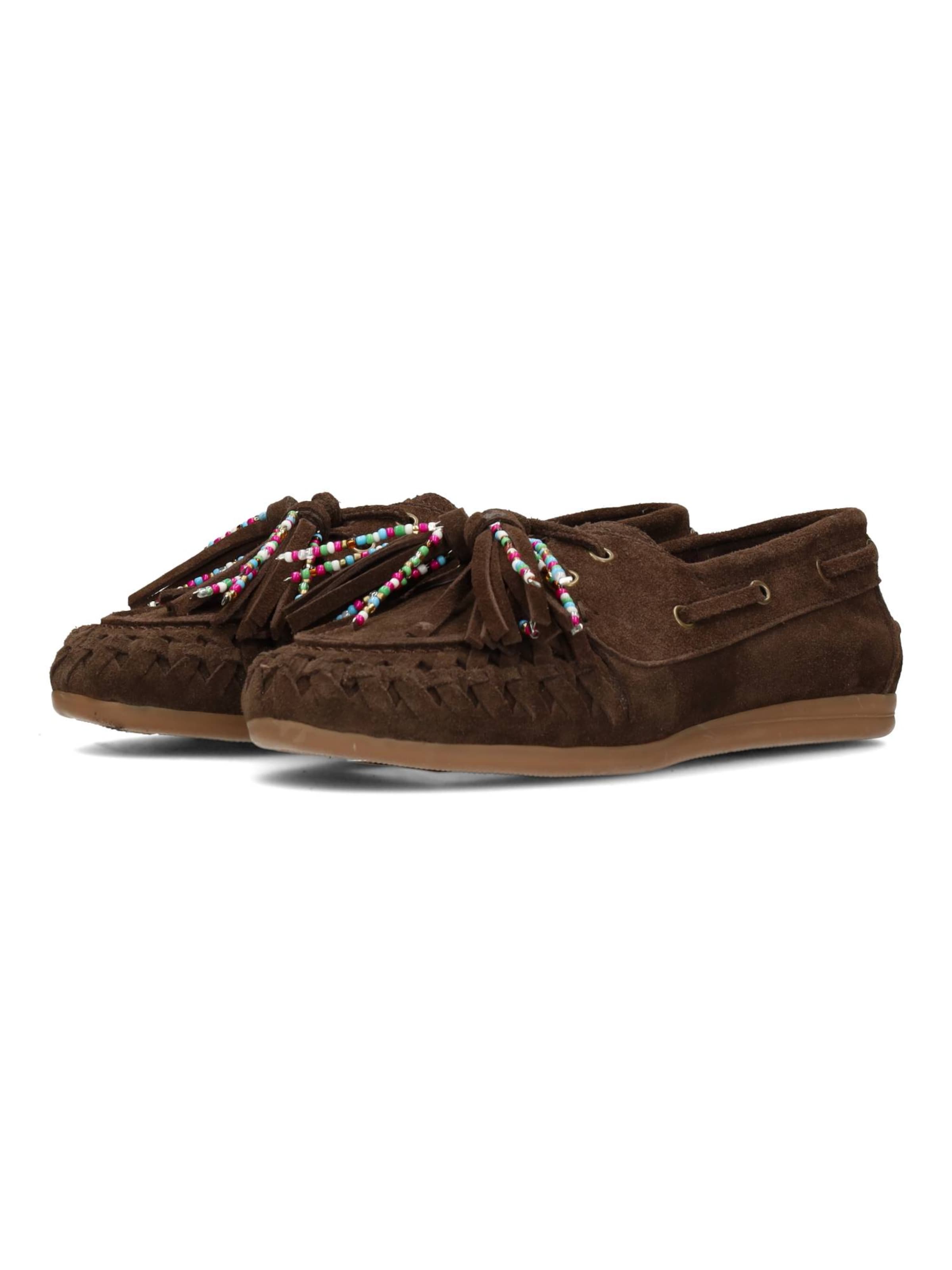 PS Poelman Moccasin 'Iris' in Brown