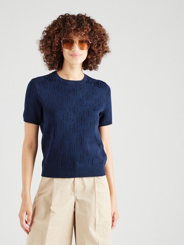 Pull-over 'Jamyzam' Lauren Ralph Lauren en bleu : devant