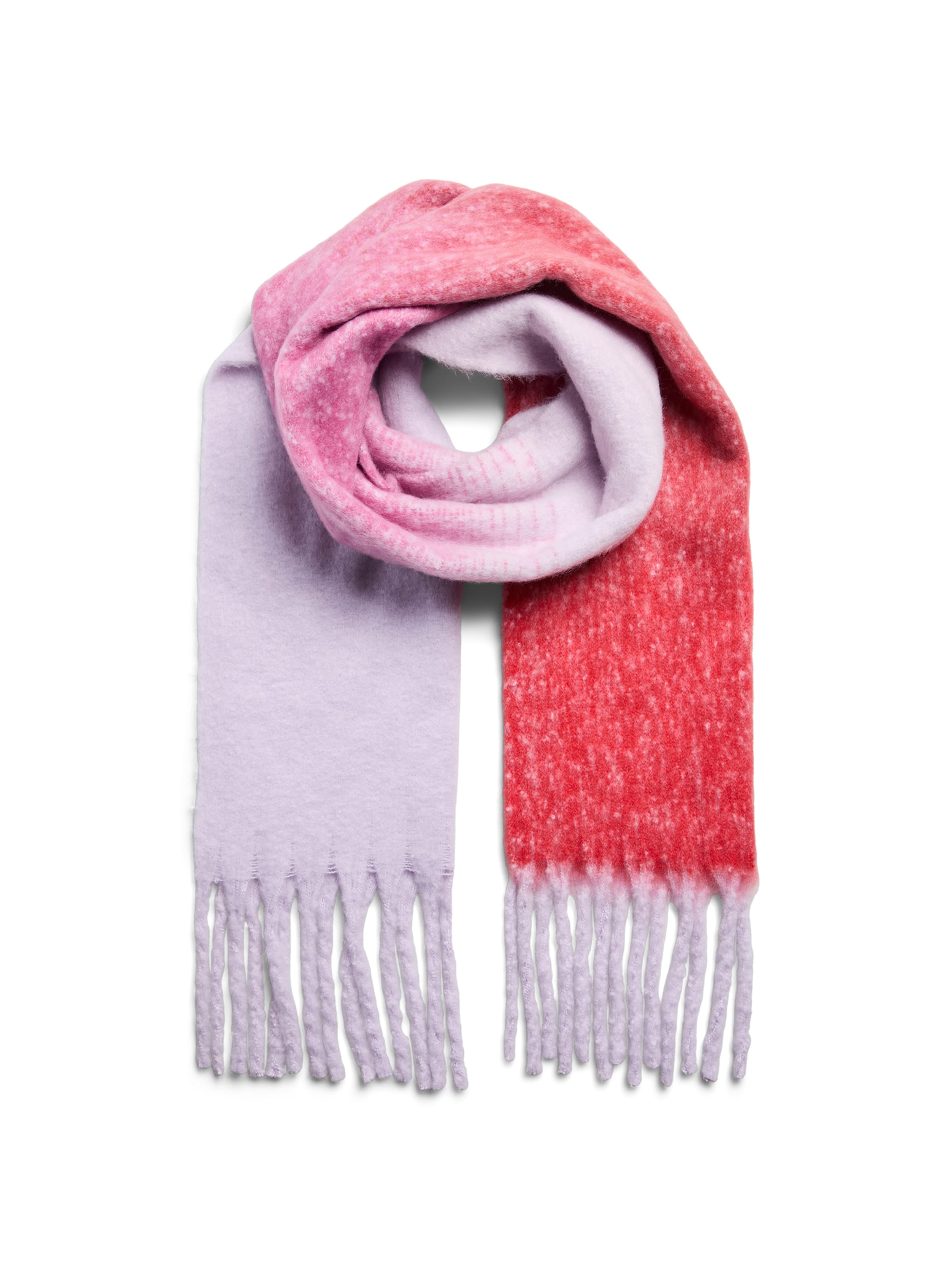 PIECES Scarf 'PCBEA' in Purple: front