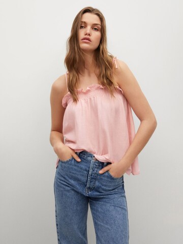 Top 'POP' di MANGO in rosa: frontale