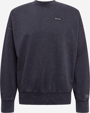 Champion Authentic Athletic Apparel Sweatshirt in Black: front