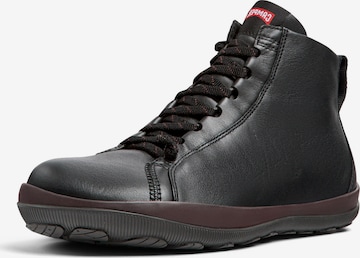 CAMPER Lace-Up Boots 'Peu Pista' in Black: front