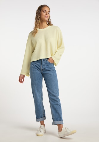 Sweat-shirt IZIA en jaune