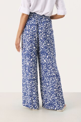 Part Two Wide leg Broek 'Alfies' in Blauw