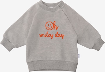 LILIPUT Sweatshirt 'Oh smiley day' in Grey: front