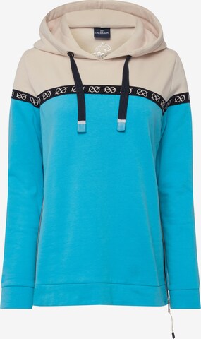 LAURASØN Sweatshirt in Blauw: voorkant